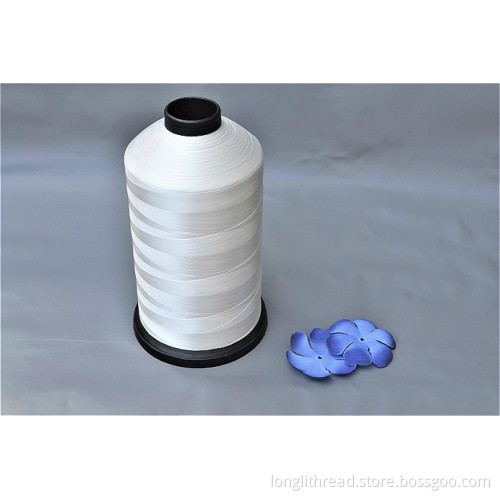 Mattress edge sewing thread